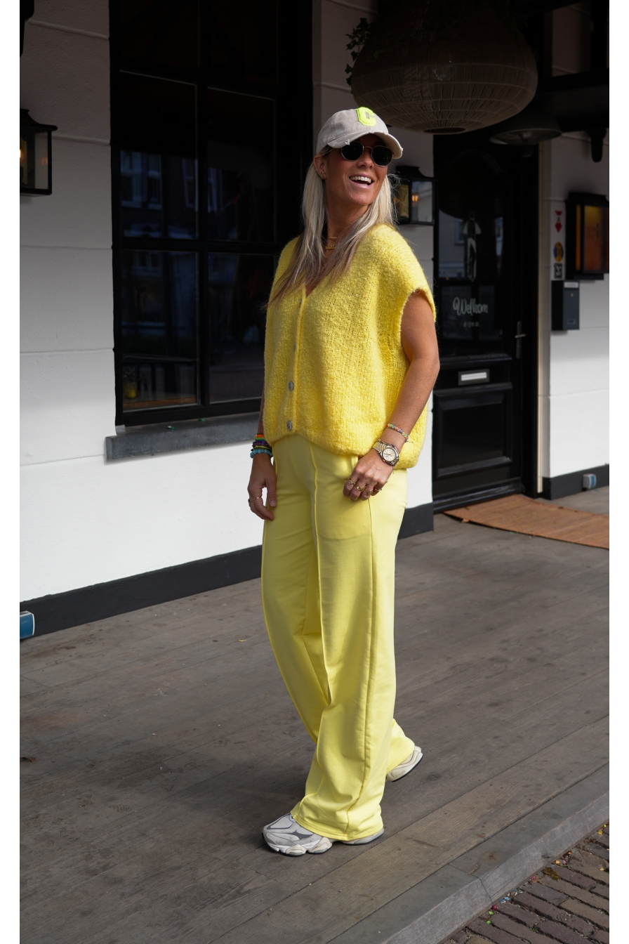 Sweat Pantalon Simone Geel