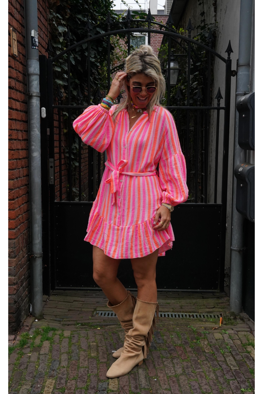 Jurkje Floor Pink Oranje