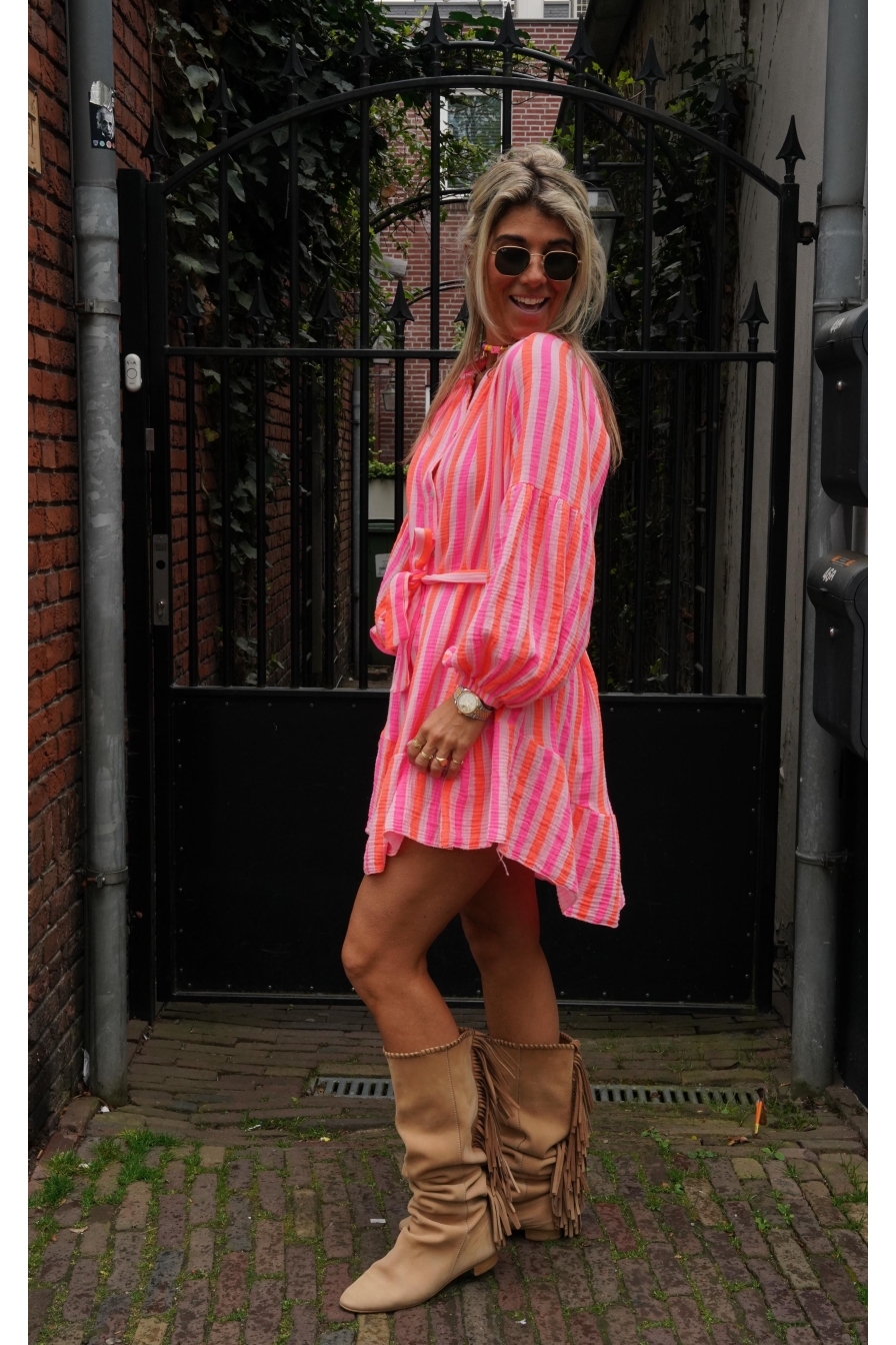 Jurkje Floor Pink Oranje