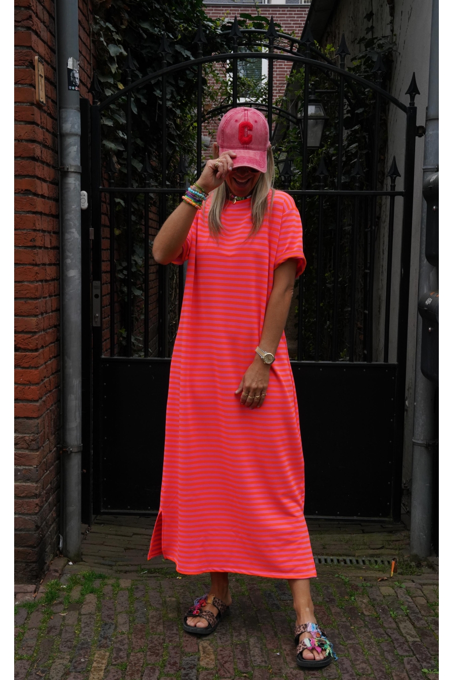 Dress Dunya Lila Oranje