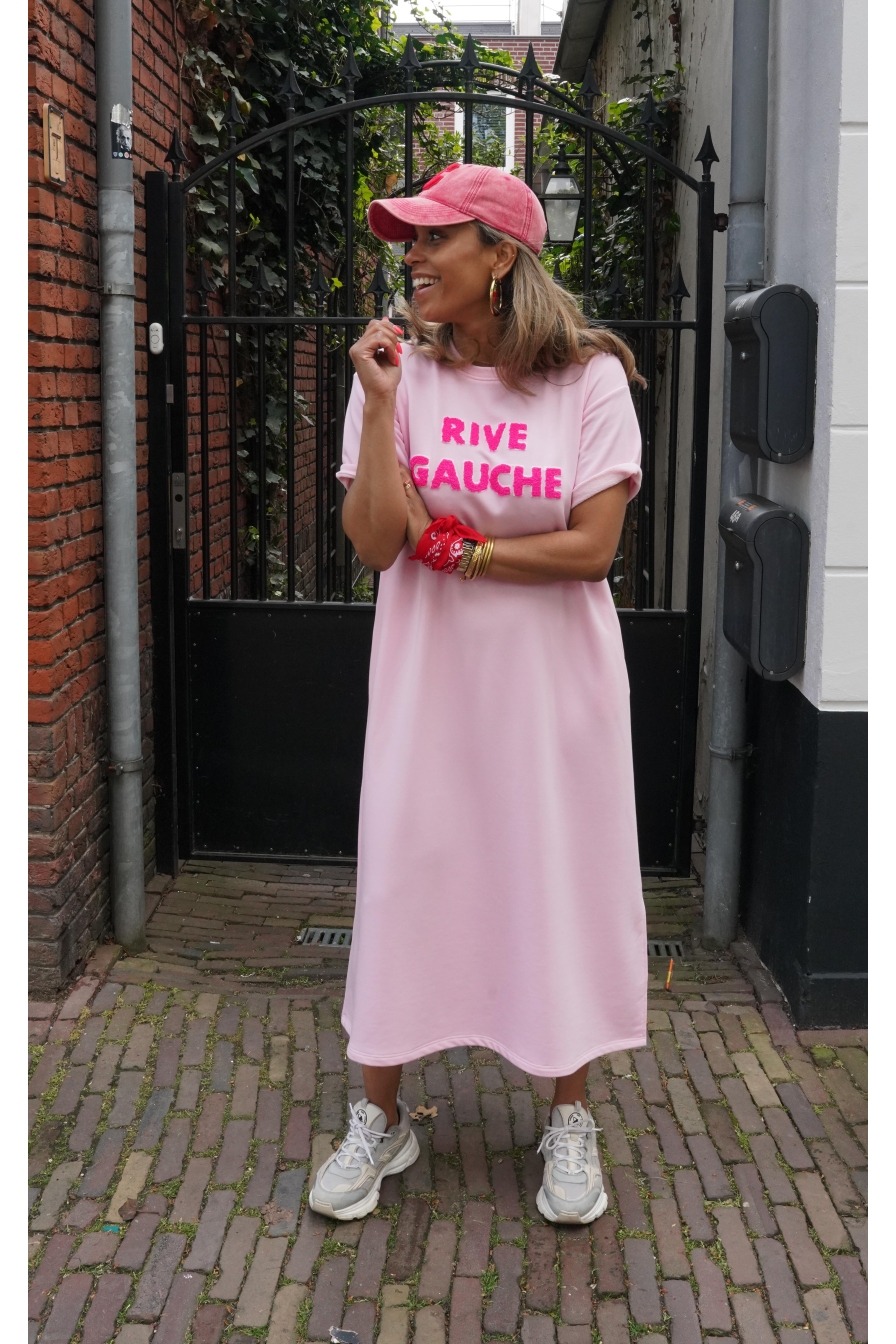 Sweatdress Rive Gauche Roze