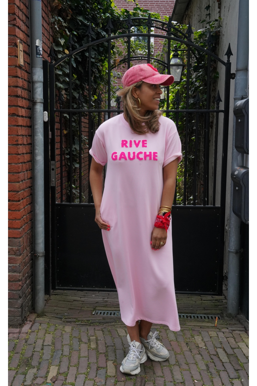 Sweatdress Rive Gauche Roze