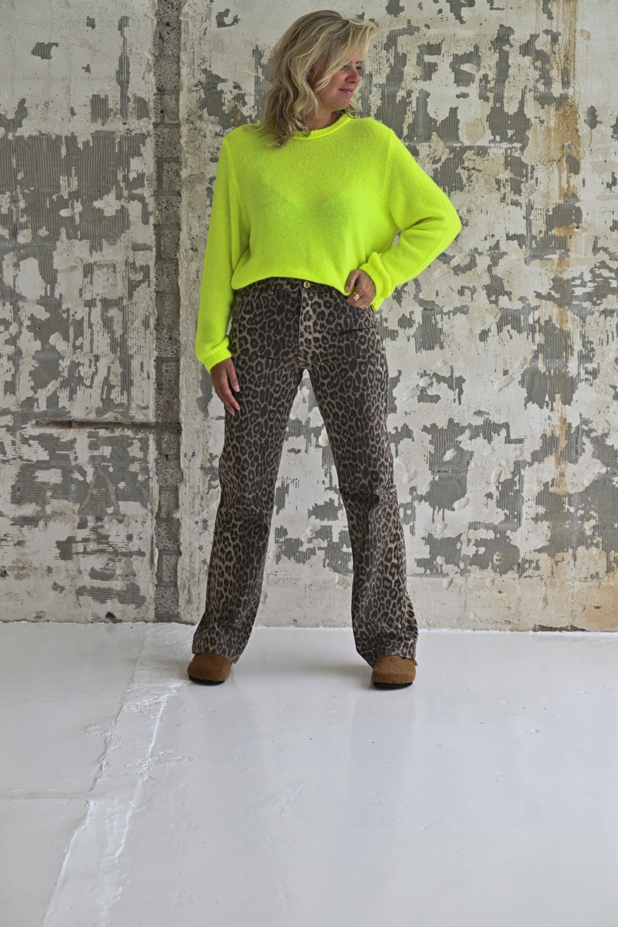 Leopard Jeans Barbara