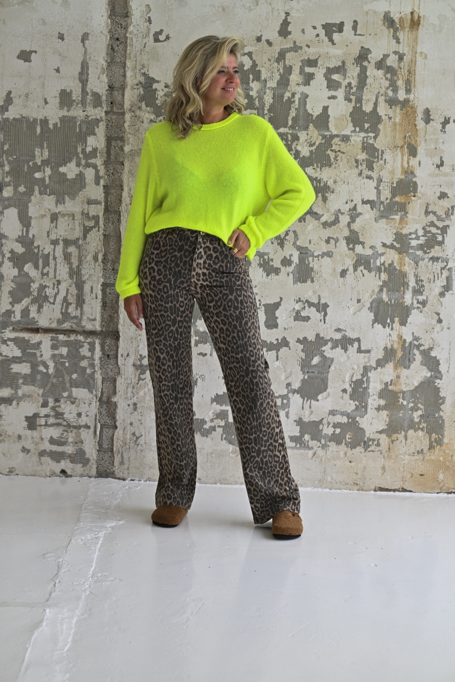 Leopard Jeans Barbara