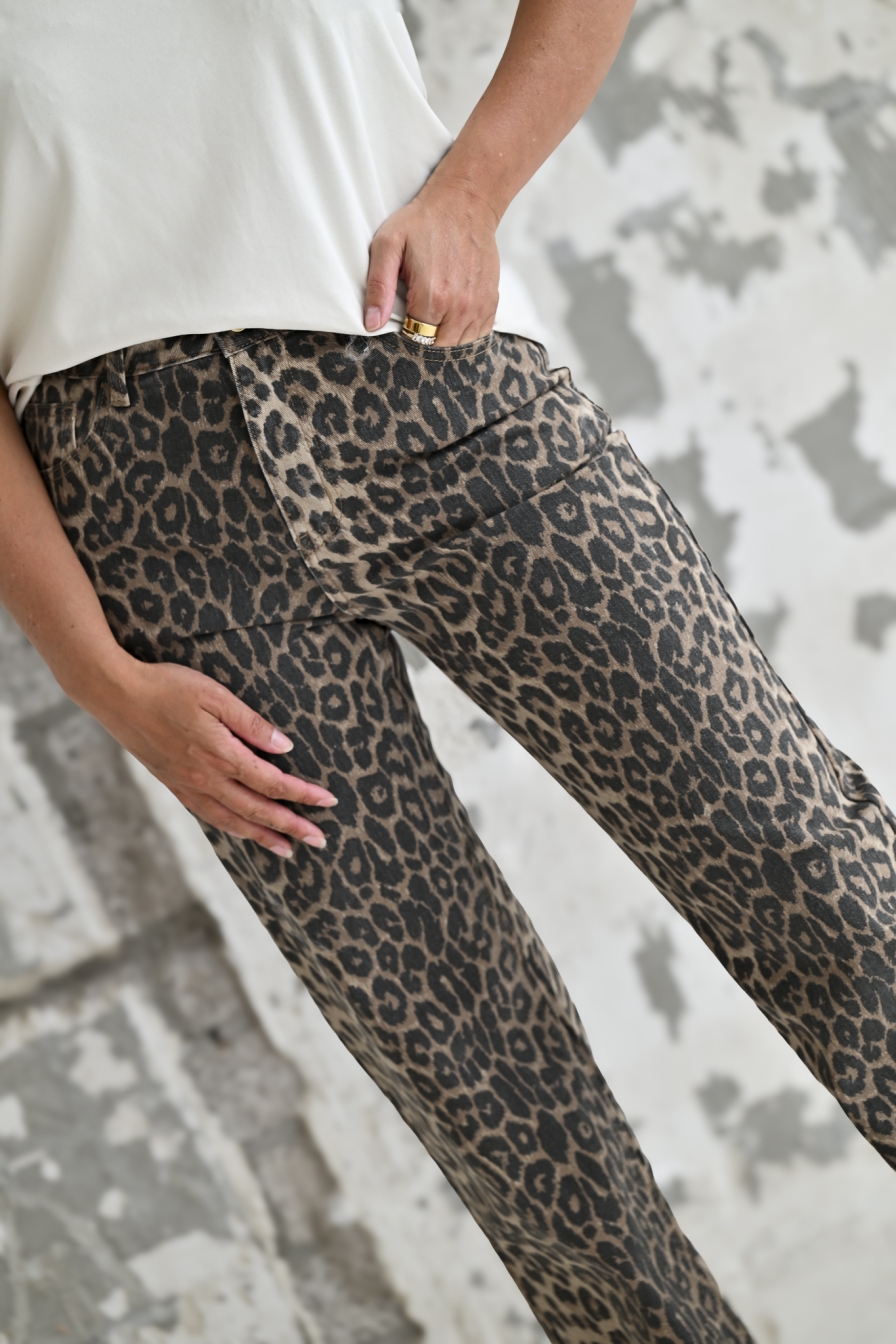 Leopard Jeans Barbara