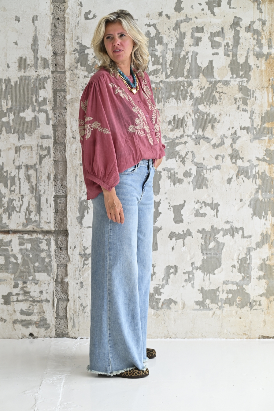 Blouse Vera Bordeaux
