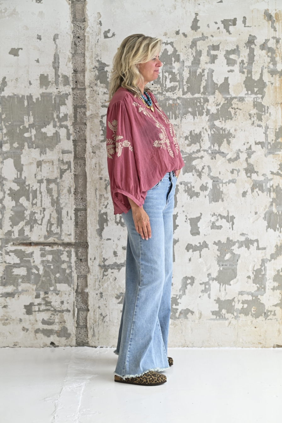 Blouse Vera Bordeaux