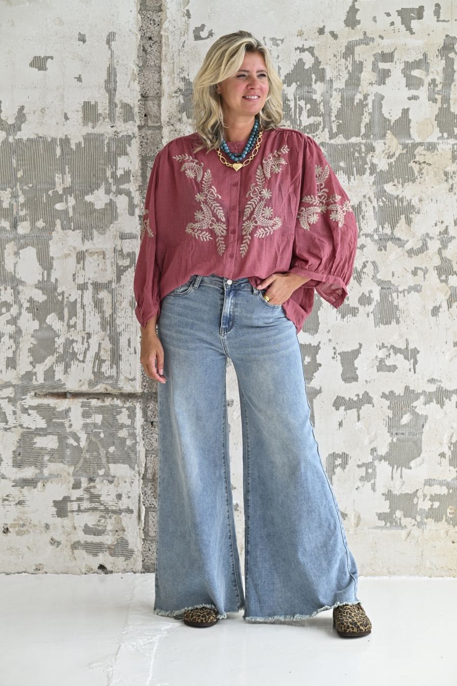 Blouse Vera Bordeaux