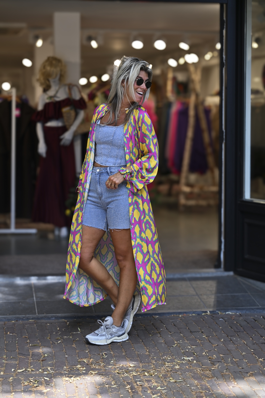 Summer Kimono Geel