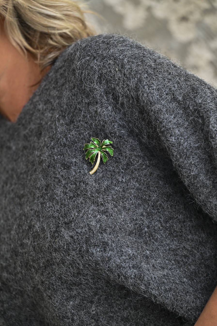 Oversized Trui LOU Donkergrijs