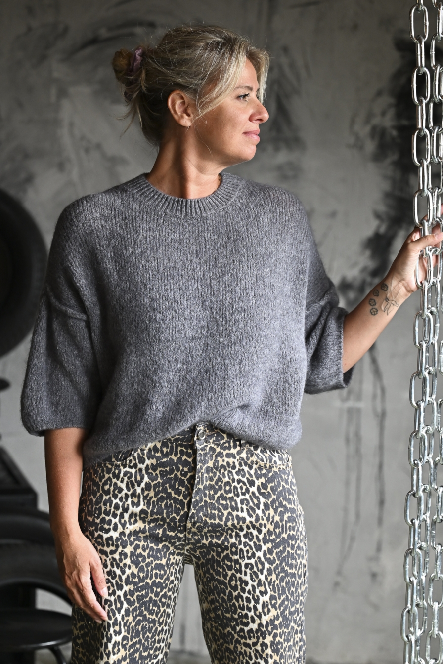 Alpaca Trui Milou Grijs