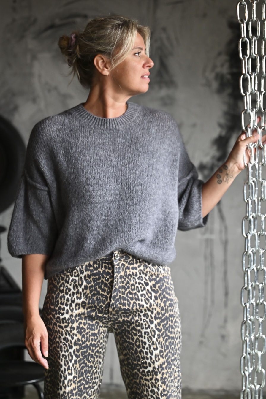 Alpaca Trui Milou Grijs