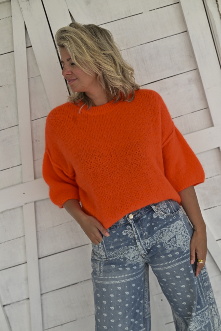 Alpaca Trui Milou Oranje