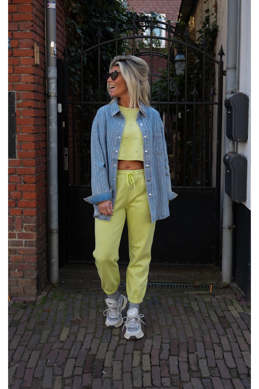 Joggingbroek Triple Bies Lime