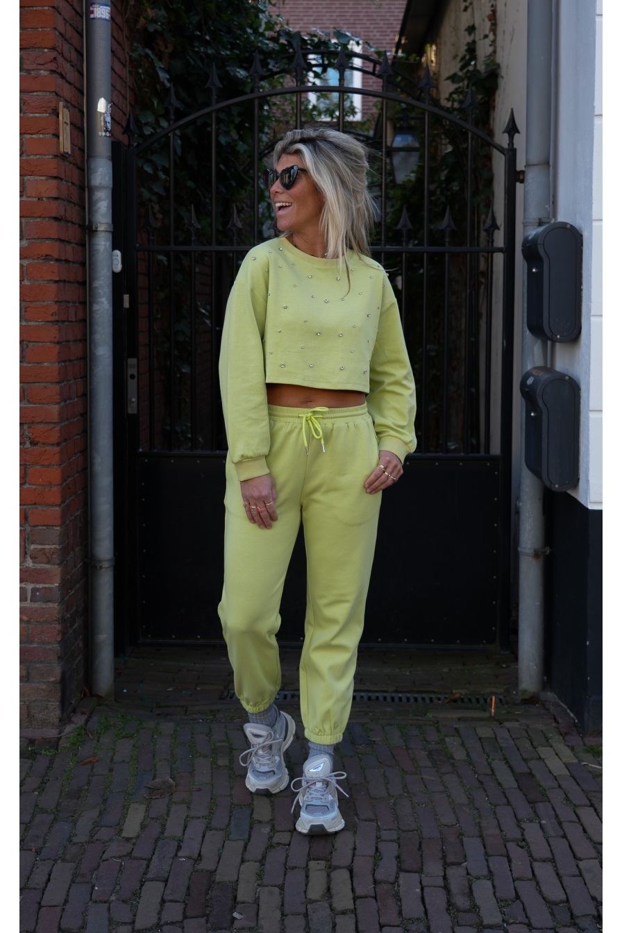 Joggingbroek Triple Bies Lime