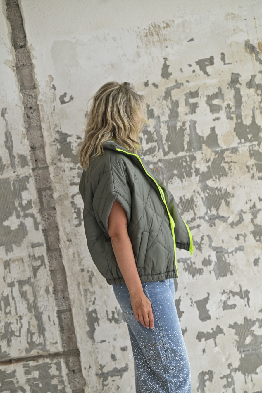 Bodywarmer Melie Mosgroen