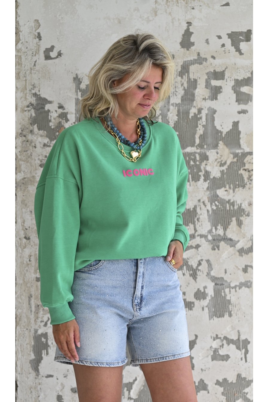 Sweater Groovy Groen