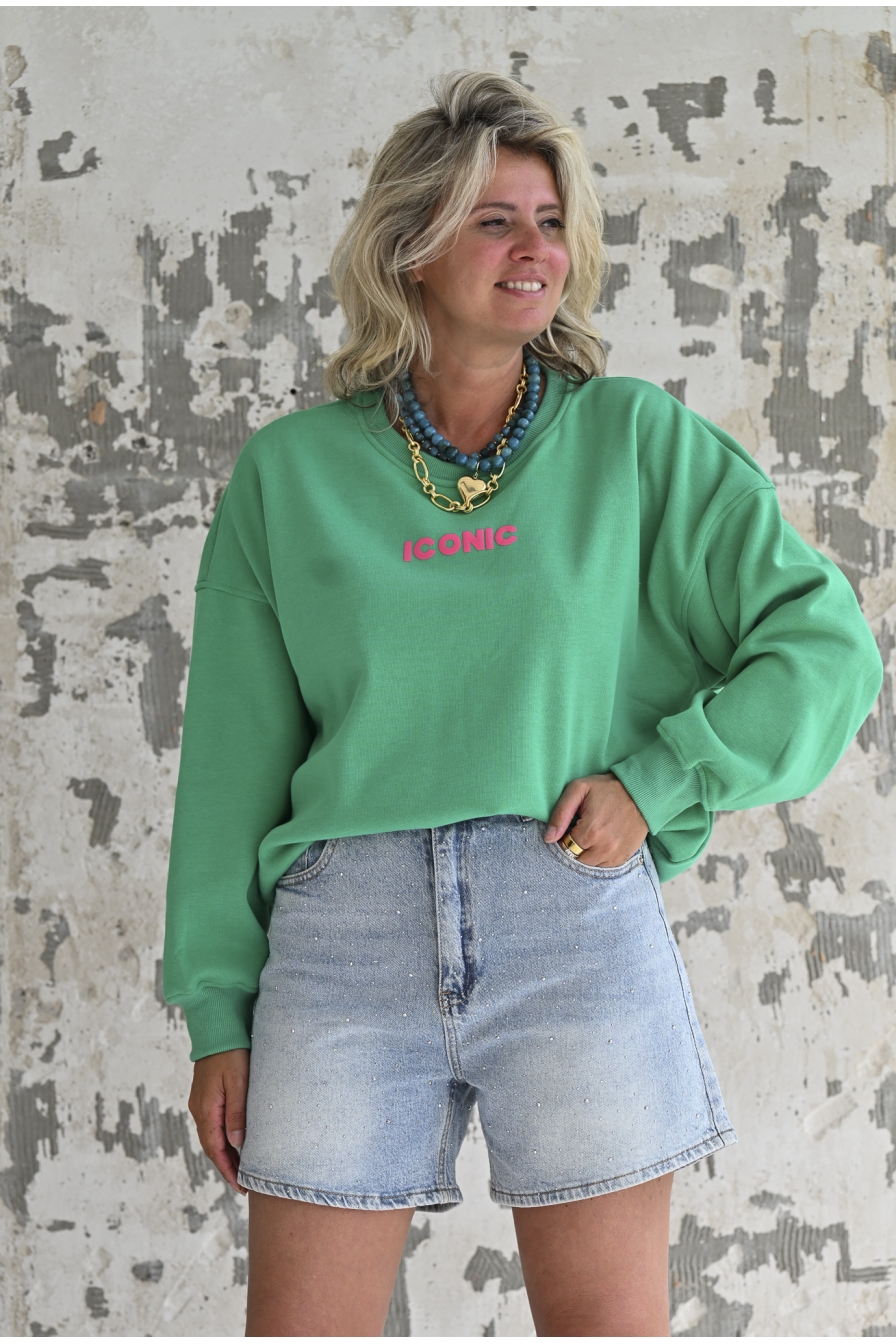 Sweater Groovy Groen