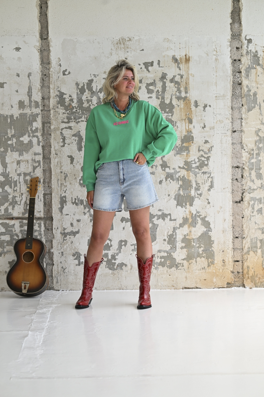 Sweater Groovy Groen