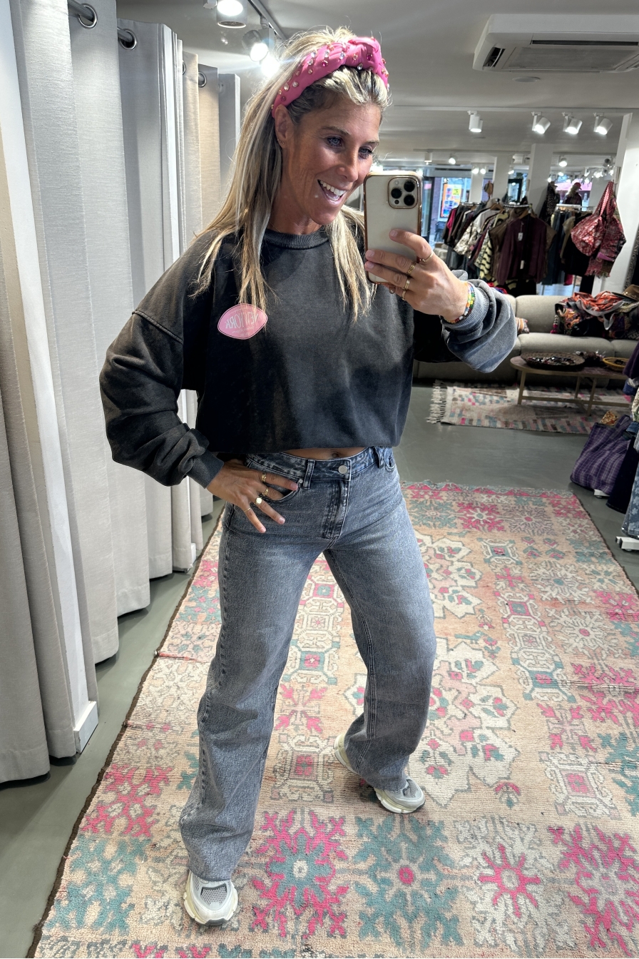 Jeans 4 Queens Roos Grijs