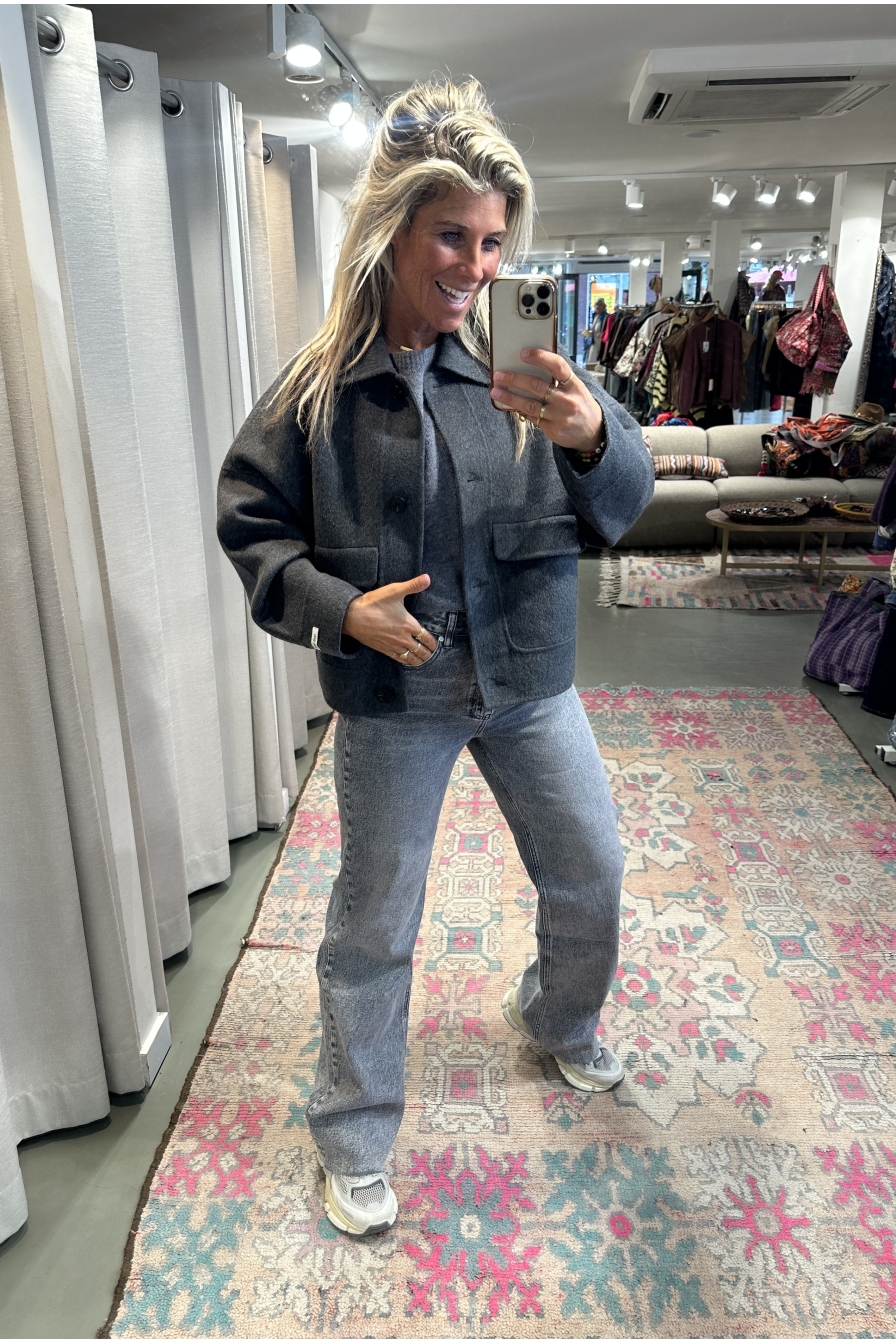 Jeans 4 Queens Roos Grijs