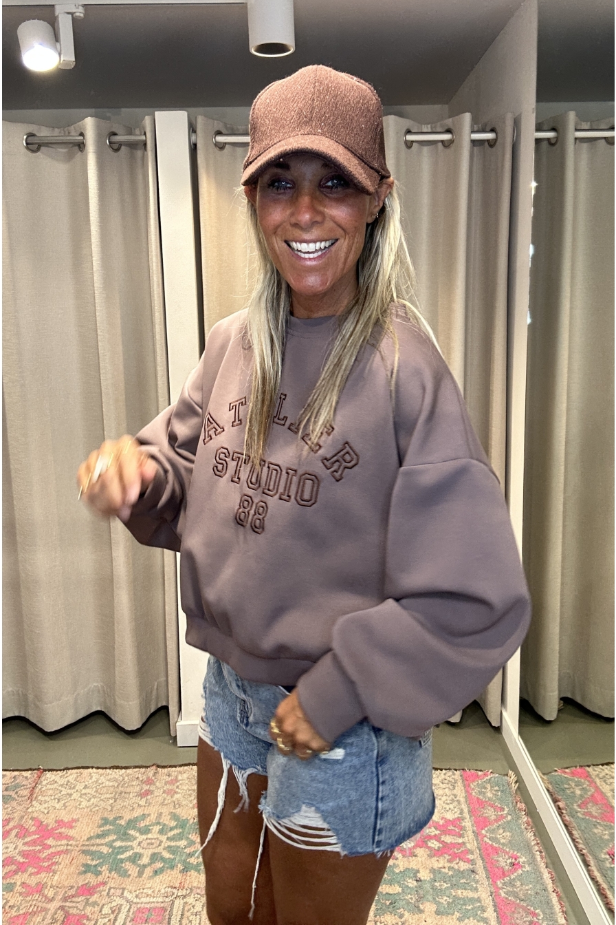 Sweater Studio 88 Lichtbruin