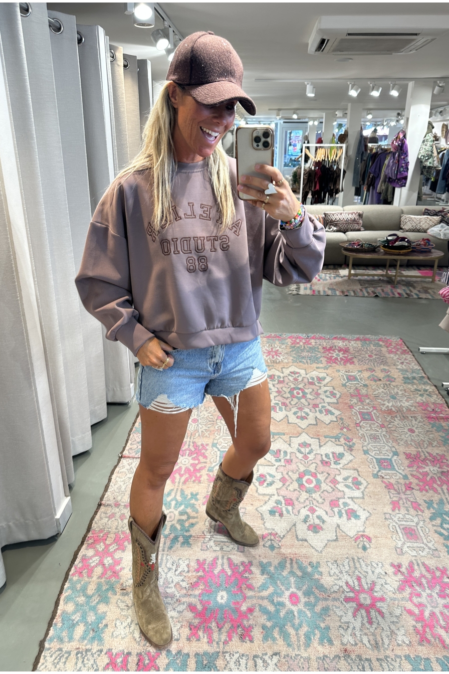 Sweater Studio 88 Lichtbruin