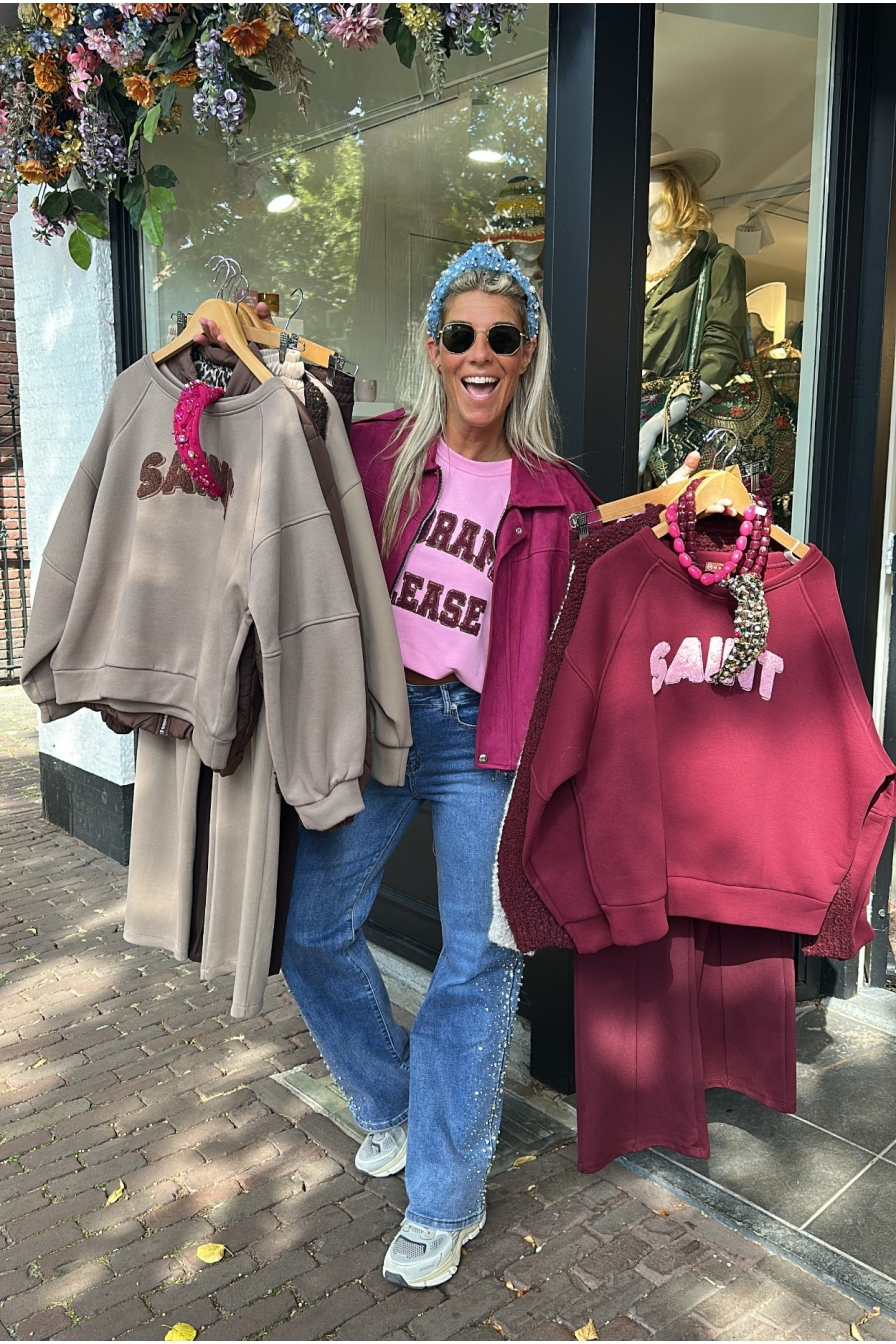 Sweater NO DRAMA Roze