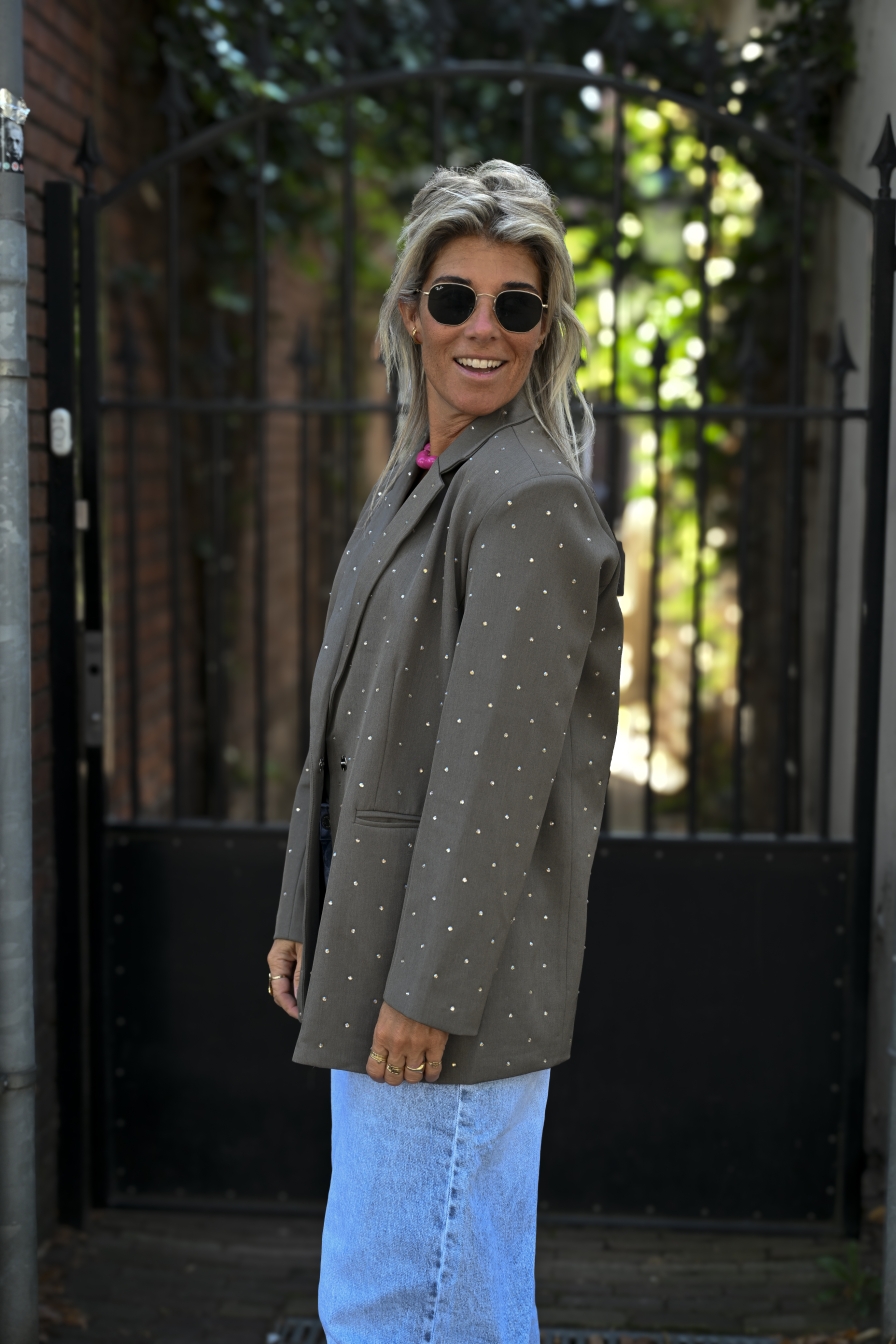 Sparkly Blazer IVI Lichtbruin