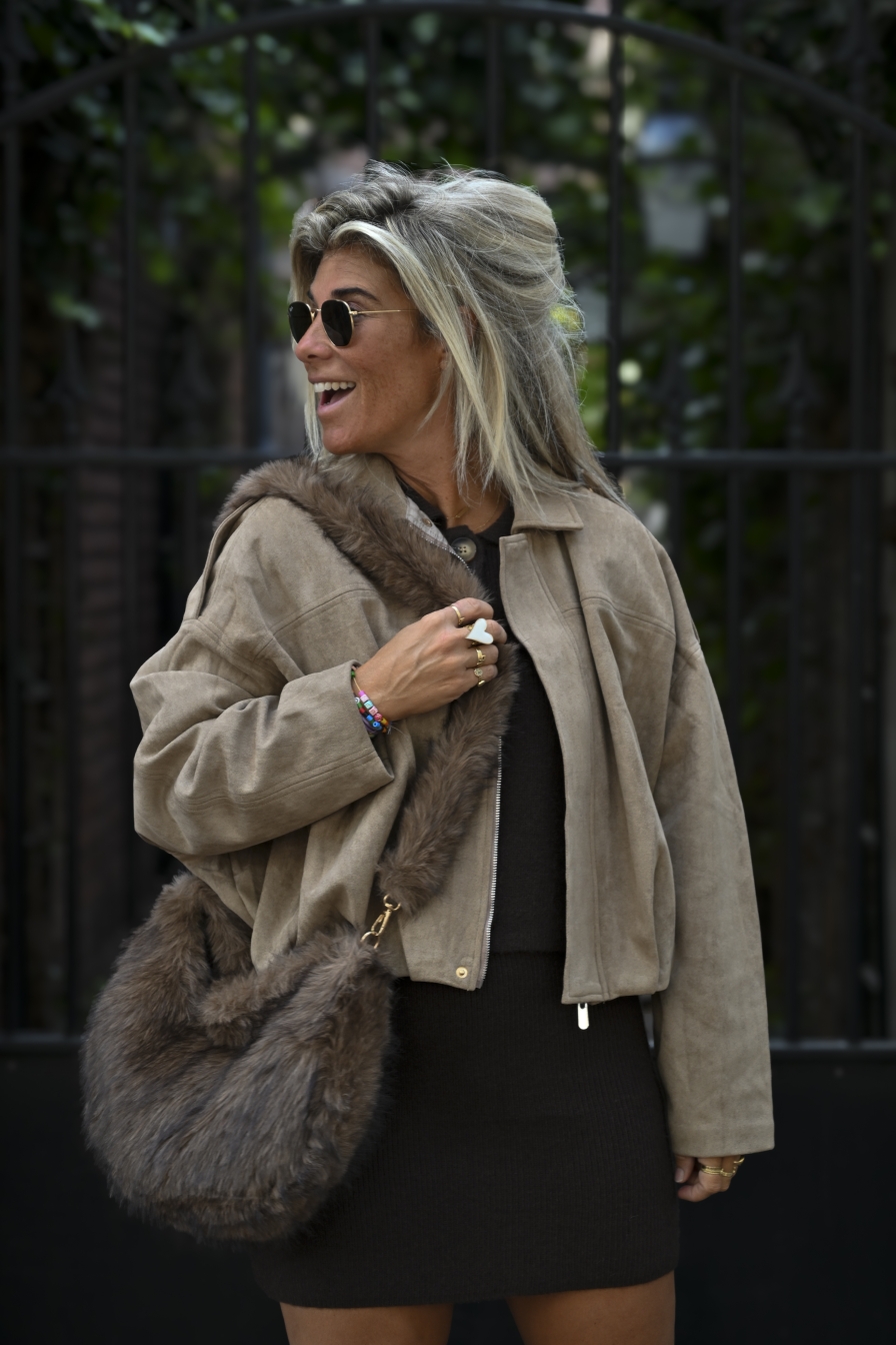 Bag Fake-Fur Fiq Bruin