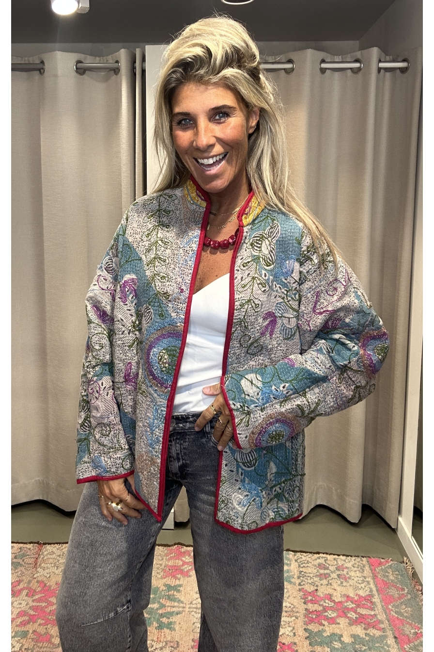 Jacket Revers Geel Aqua