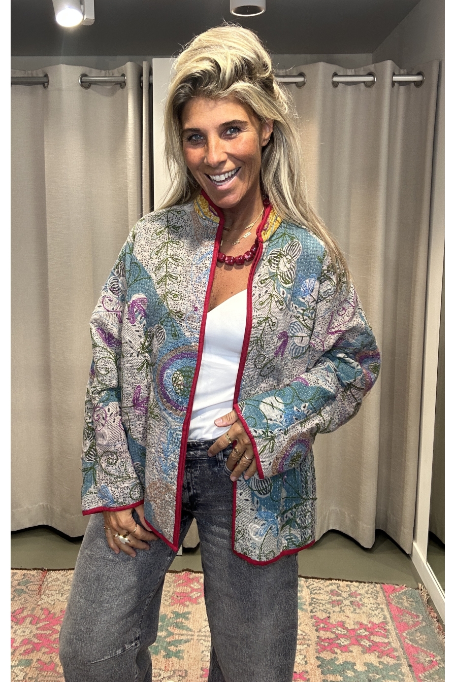 Jacket Revers Geel Aqua