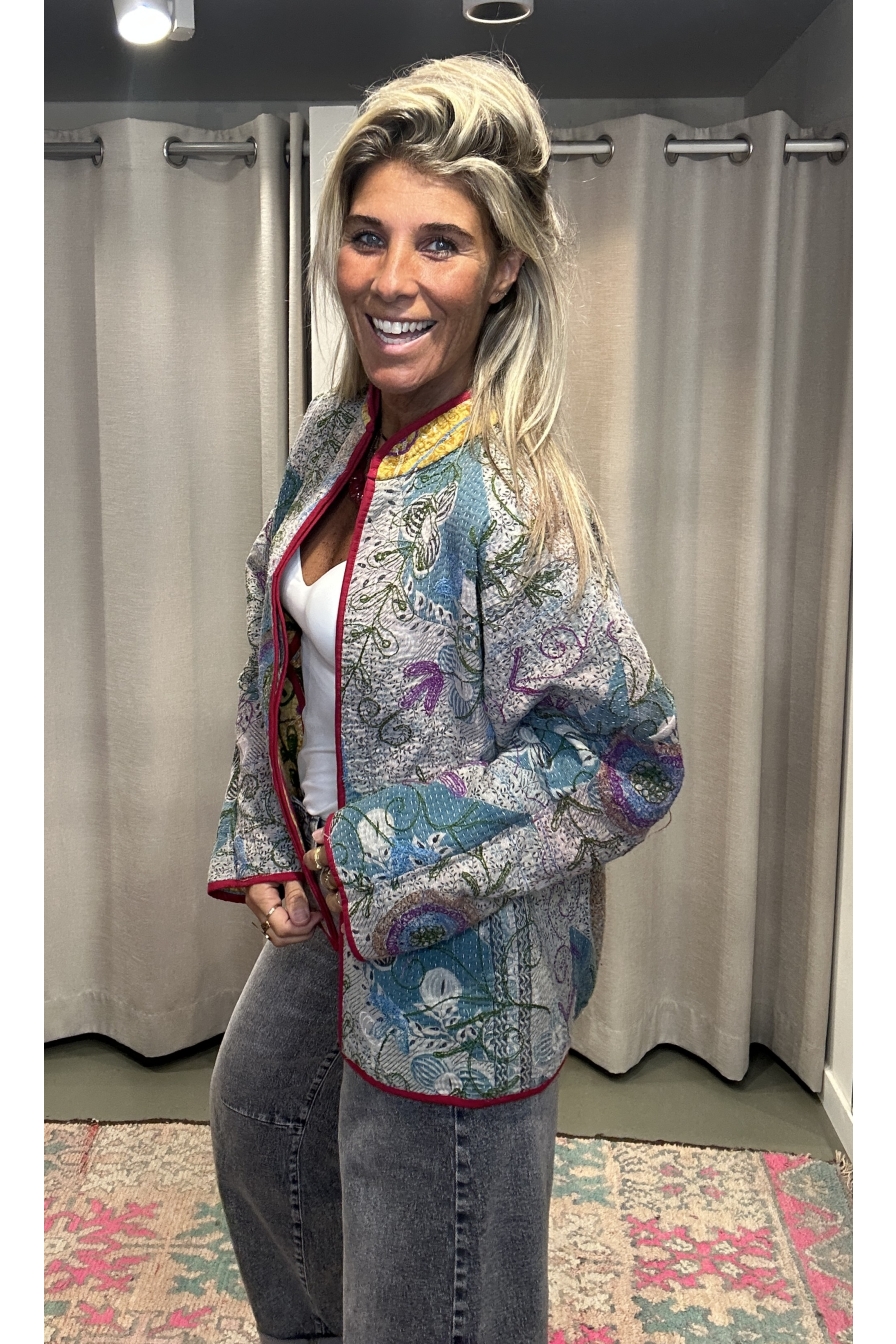 Jacket Revers Geel Aqua