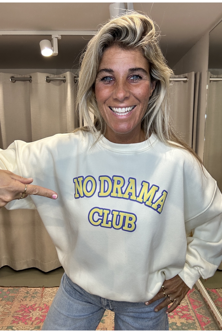 Sweater NO DRAMA CLUB Beige