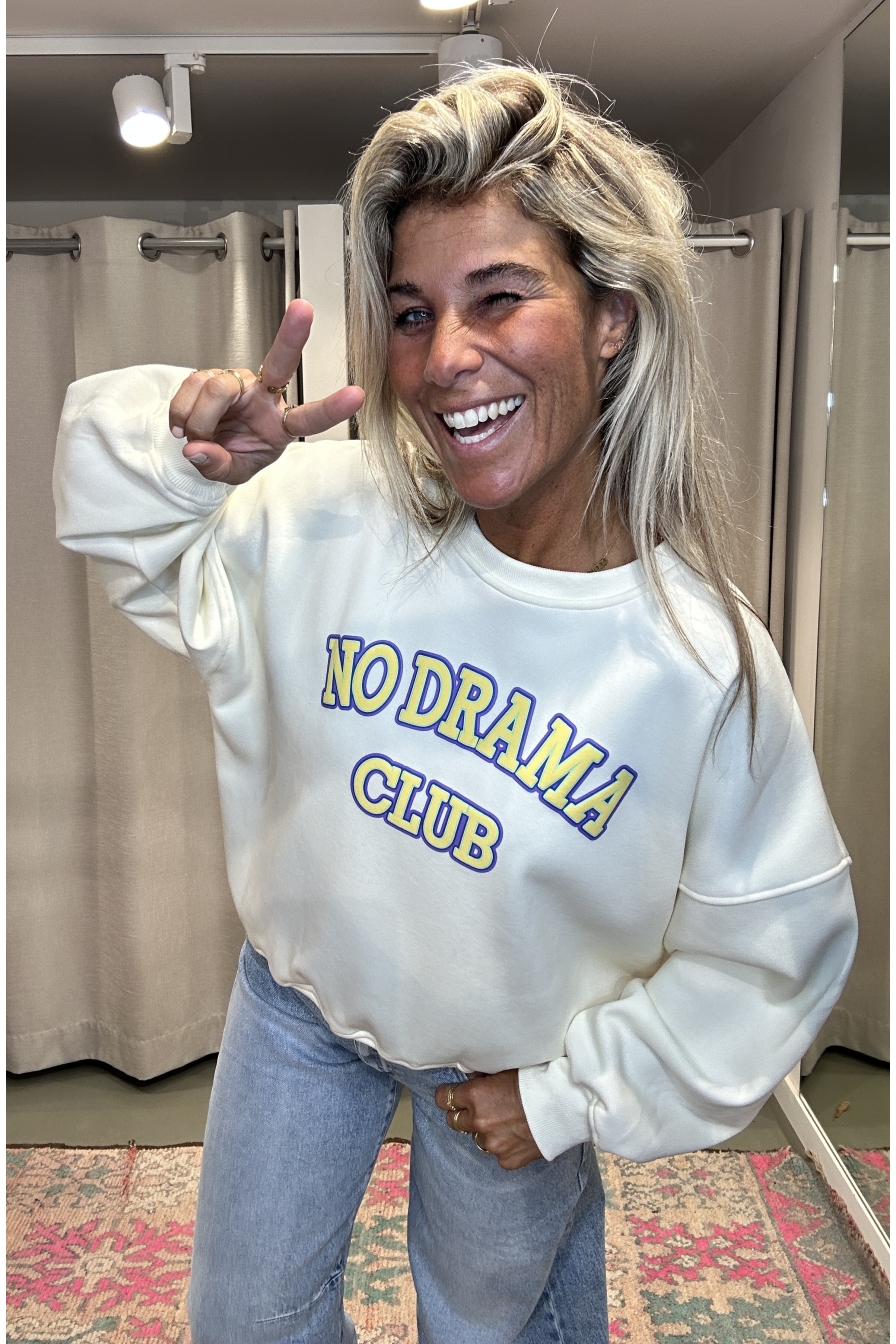 Sweater NO DRAMA CLUB Beige