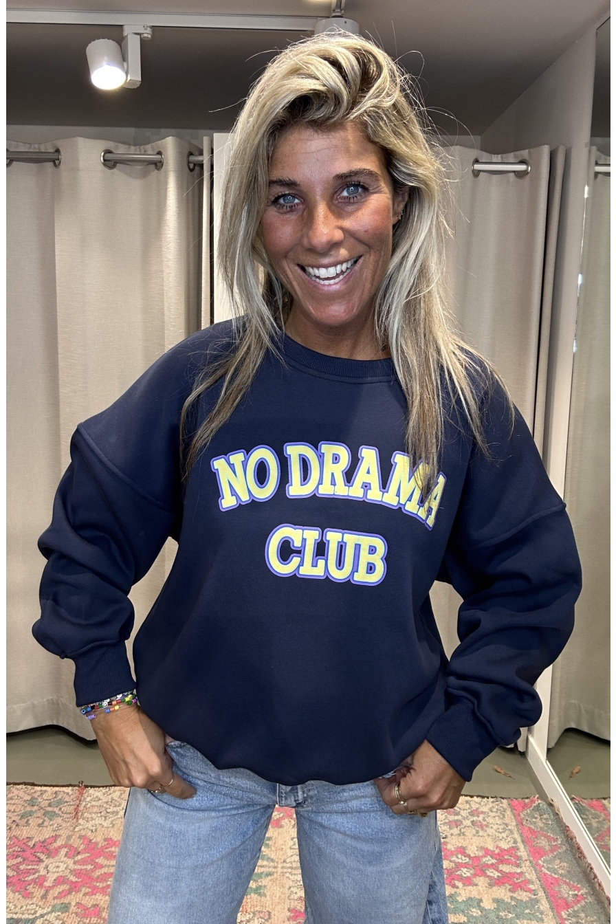 Sweater NO DRAMA CLUB Blauw