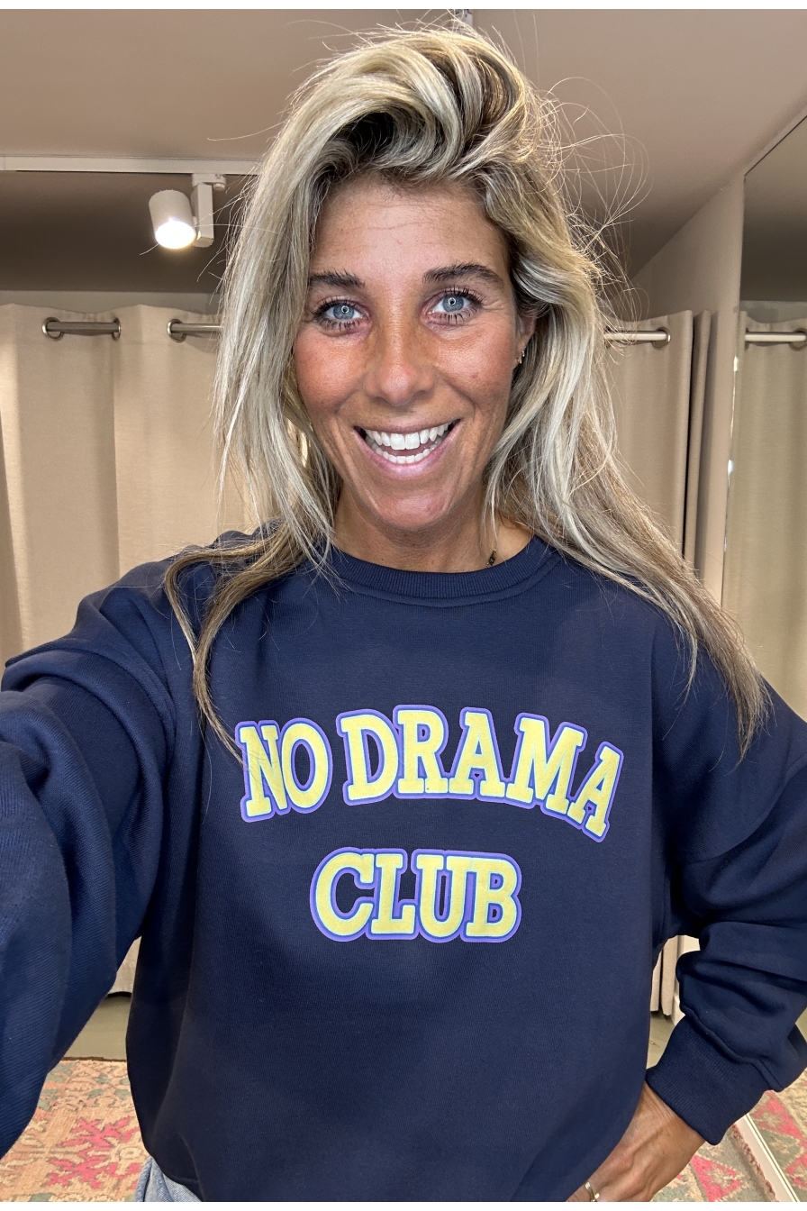 Sweater NO DRAMA CLUB Blauw