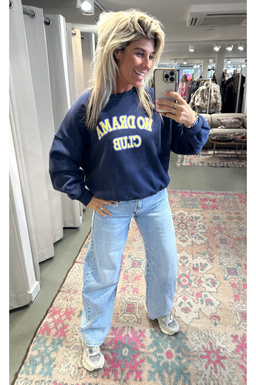 Sweater NO DRAMA CLUB Blauw