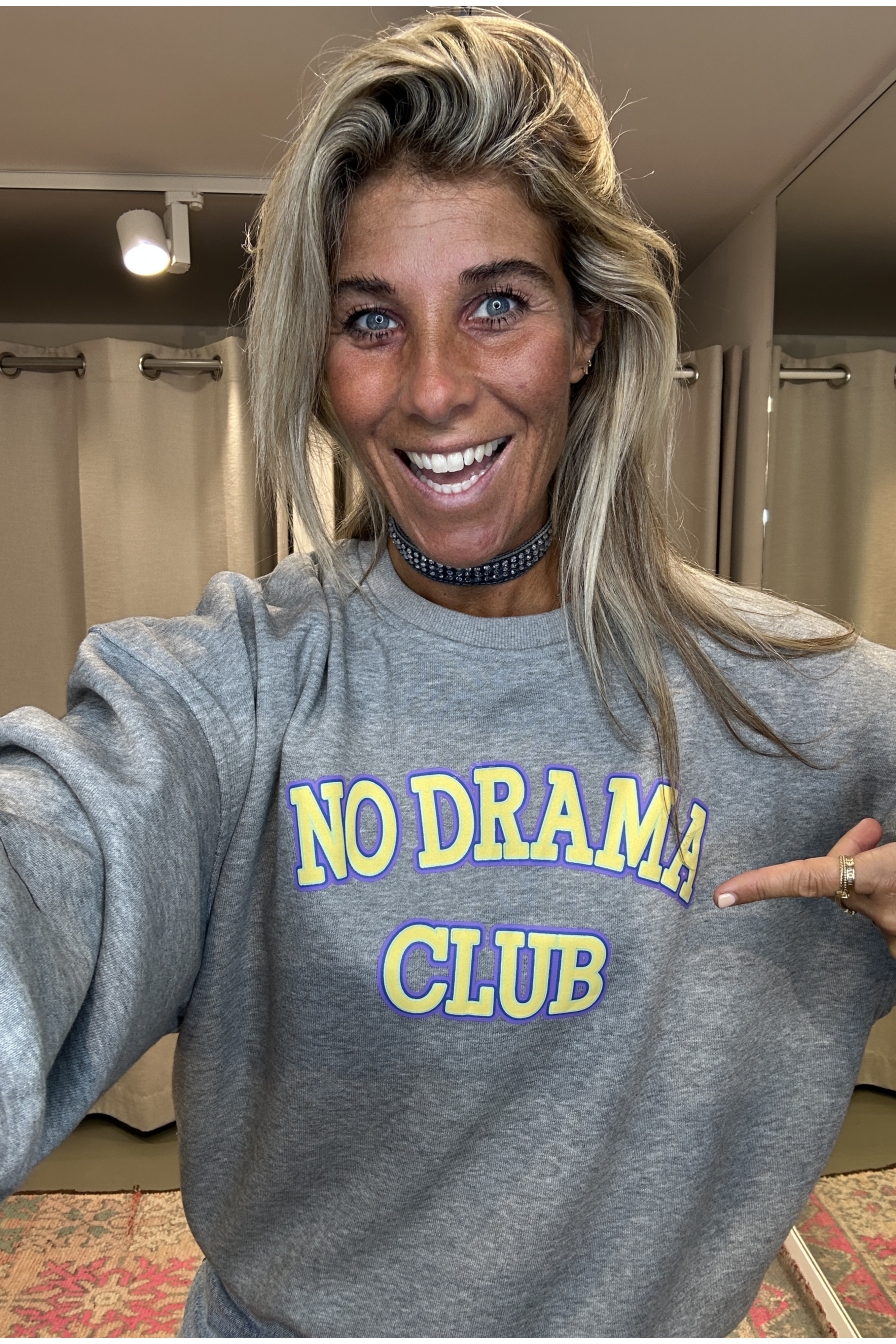 Sweater NO DRAMA CLUB Grijs