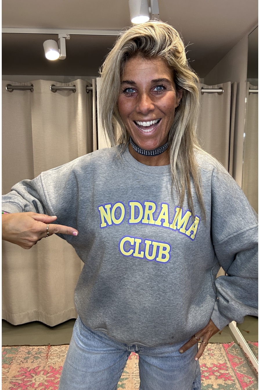 Sweater NO DRAMA CLUB Grijs