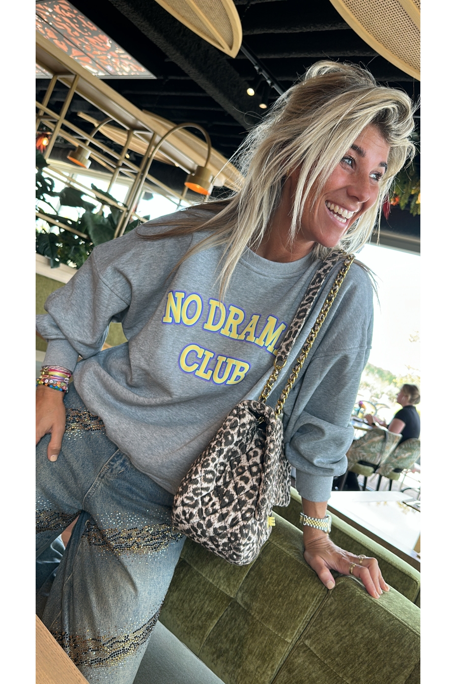 Sweater NO DRAMA CLUB Grijs