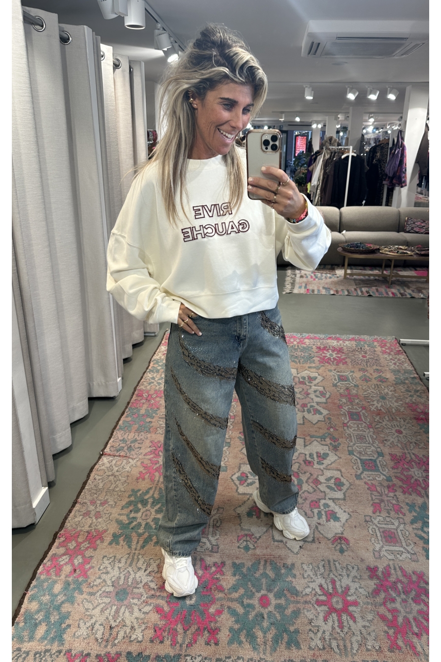 Baloon Jeans Black vs Gold