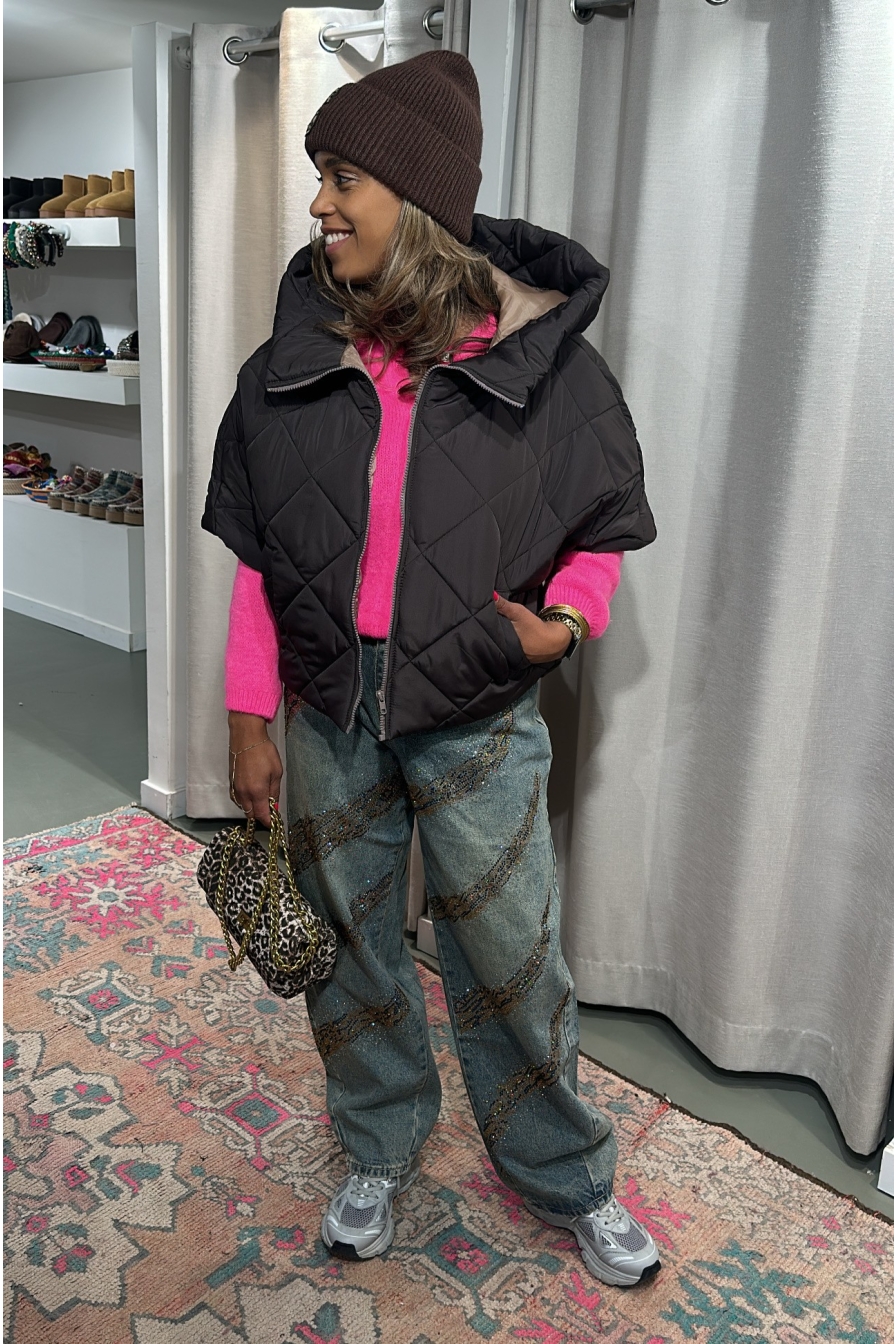 Baloon Jeans Black vs Gold