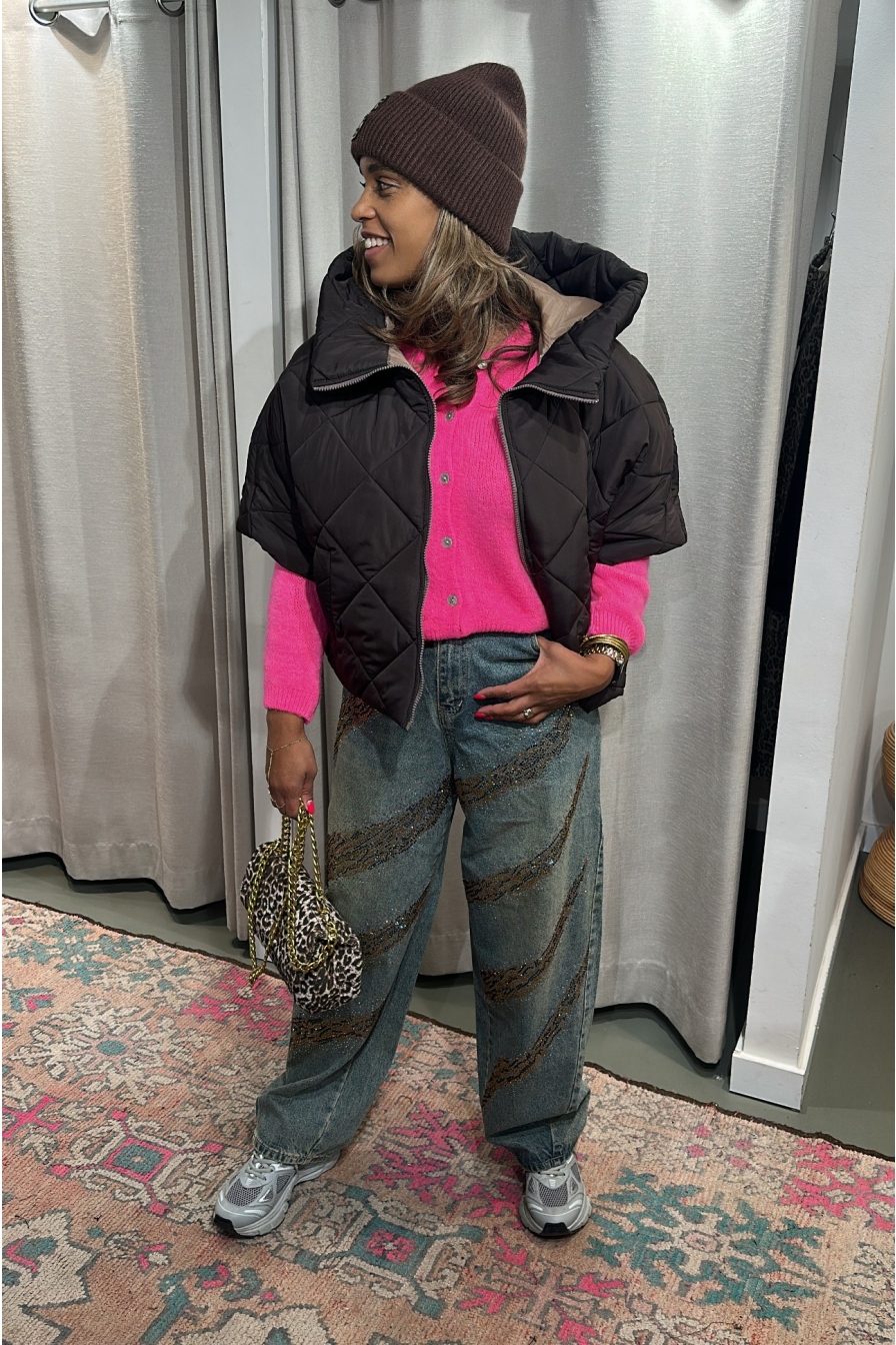 Baloon Jeans Black vs Gold