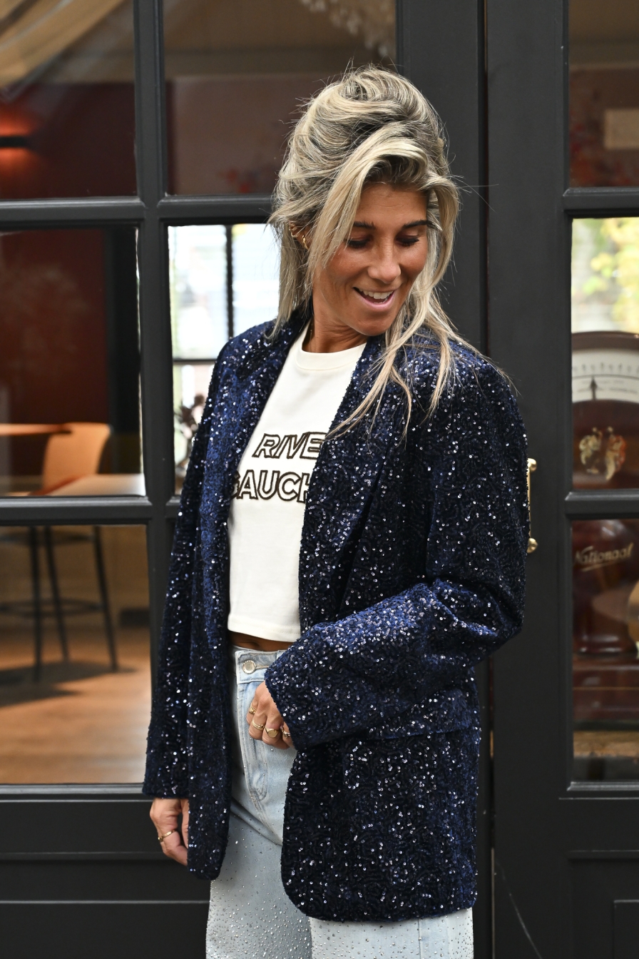 Blazer Jupiter Navy Blauw