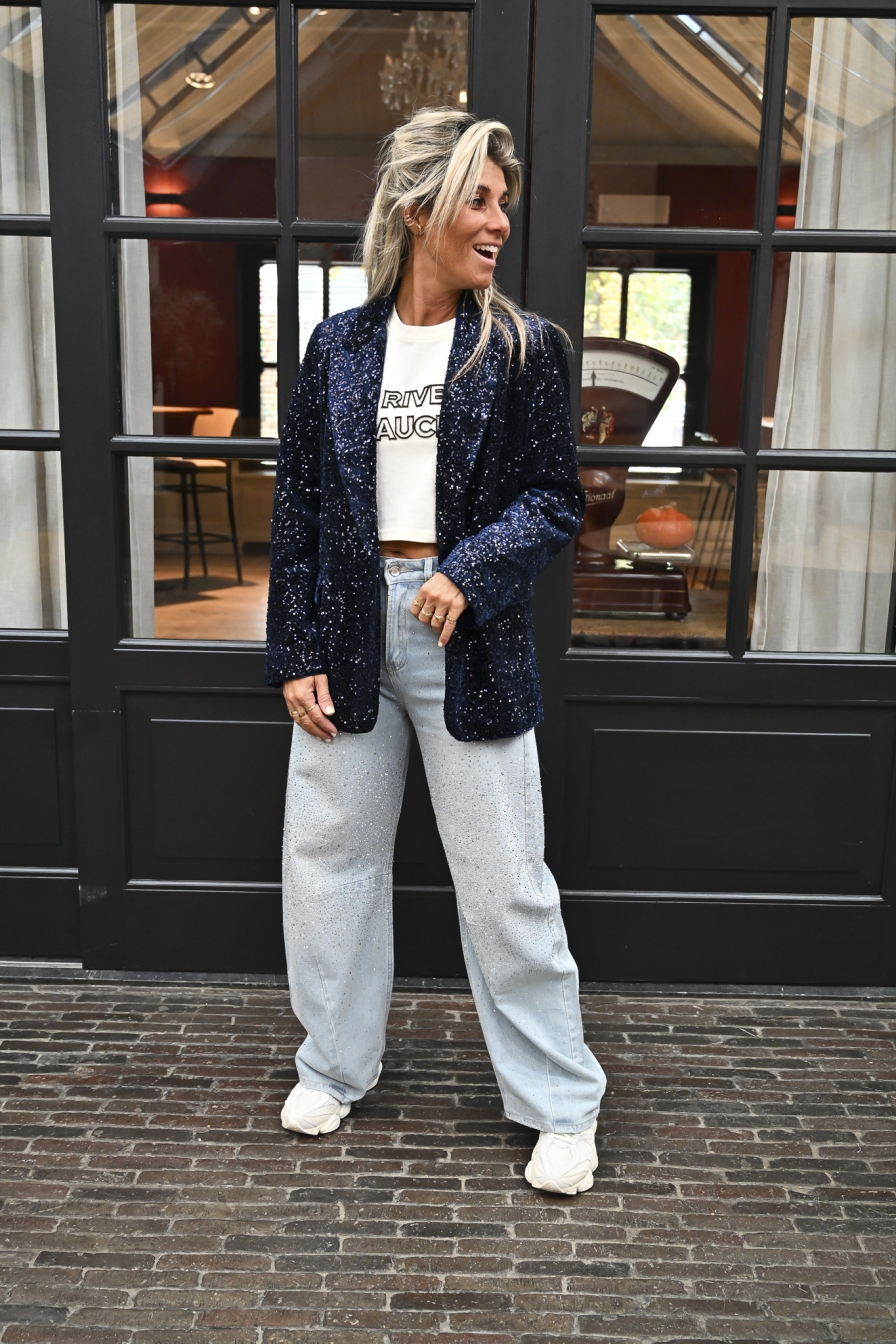 Blazer Jupiter Navy Blauw