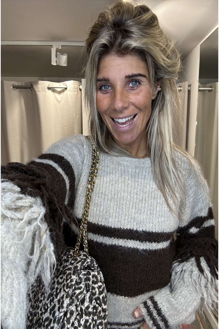 Trui Valerie Beige - Bruin