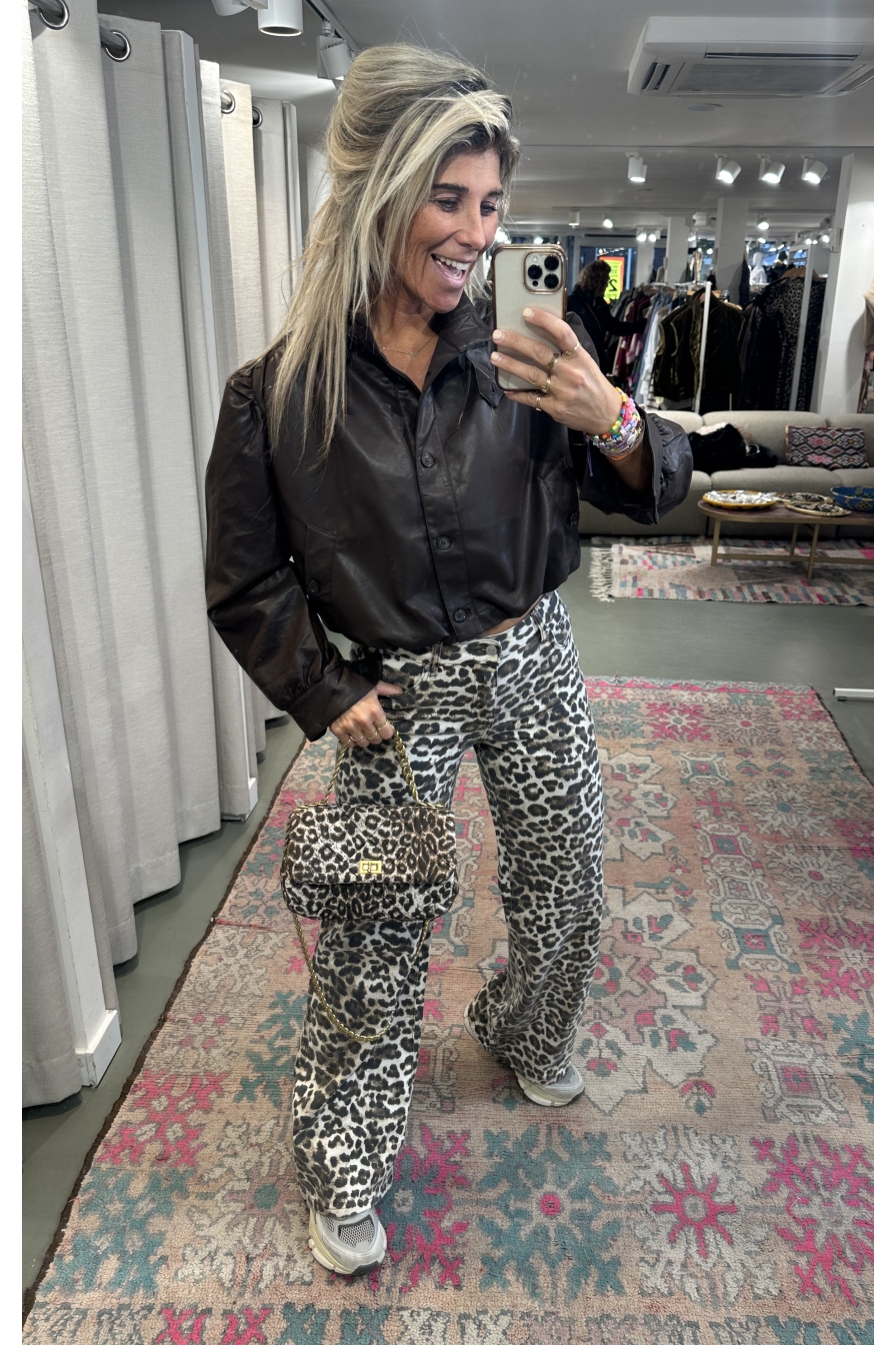 Cropped Blouse Choco