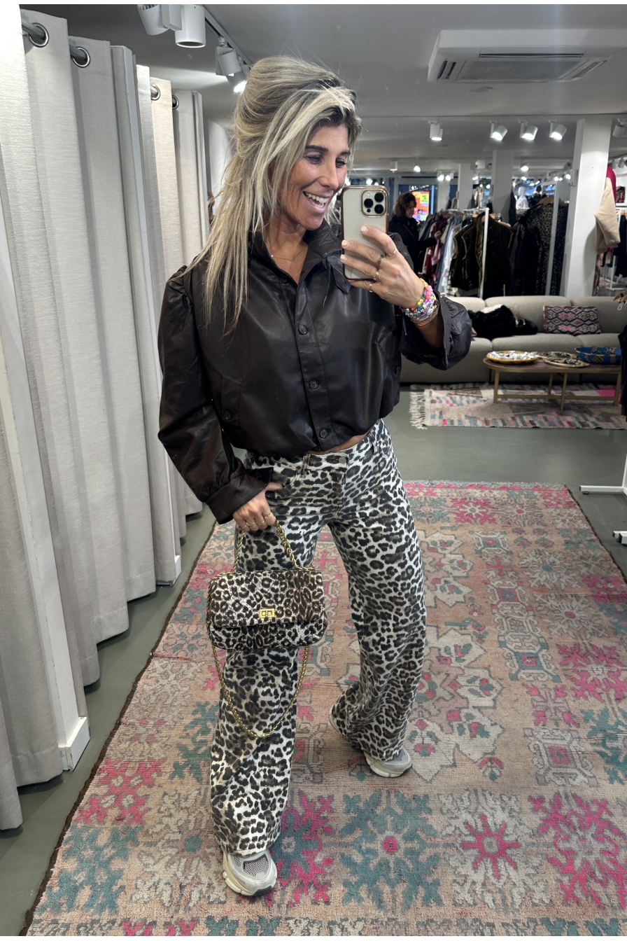 Cropped Blouse Choco