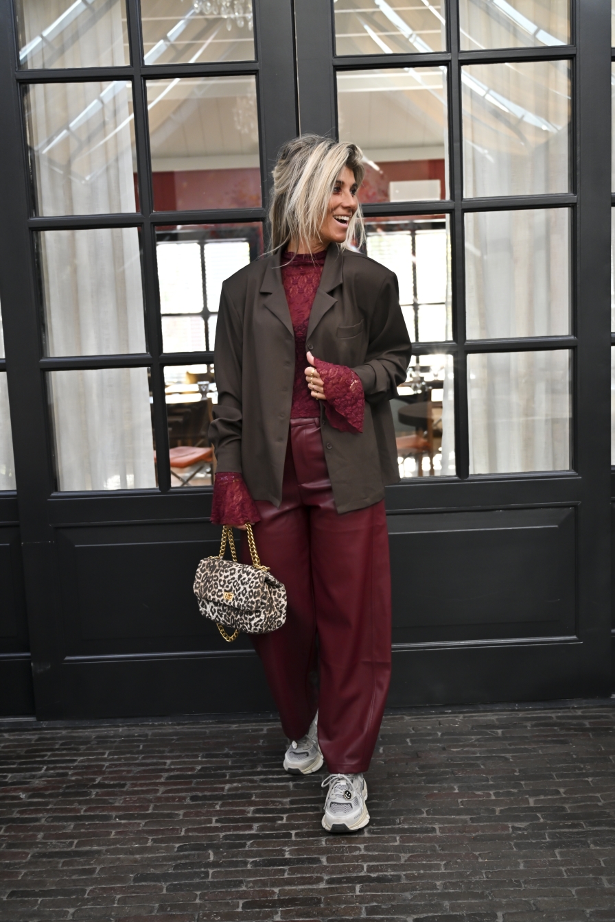 BLZR Blouse Amina Bruin